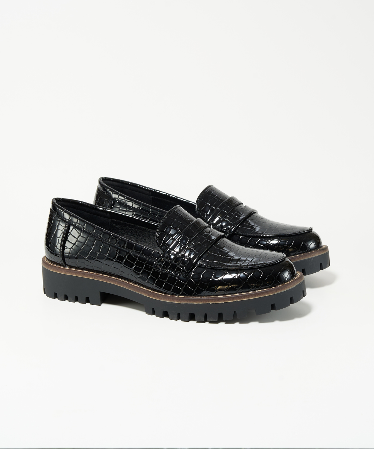 Mocassins efeito crocodilo image number null